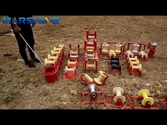 Cabos de alumínio roda de nylon para o céu canto de corda bloco de poleia com 5kn carga nominal