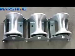 7.7-18 kg Capacidade de carga Rodas de alumínio de nylon Roller de puxagem de cabo