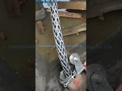 Homem 2 pinos juntas temporárias conector de malha de arame de meias com terminais de alumínio